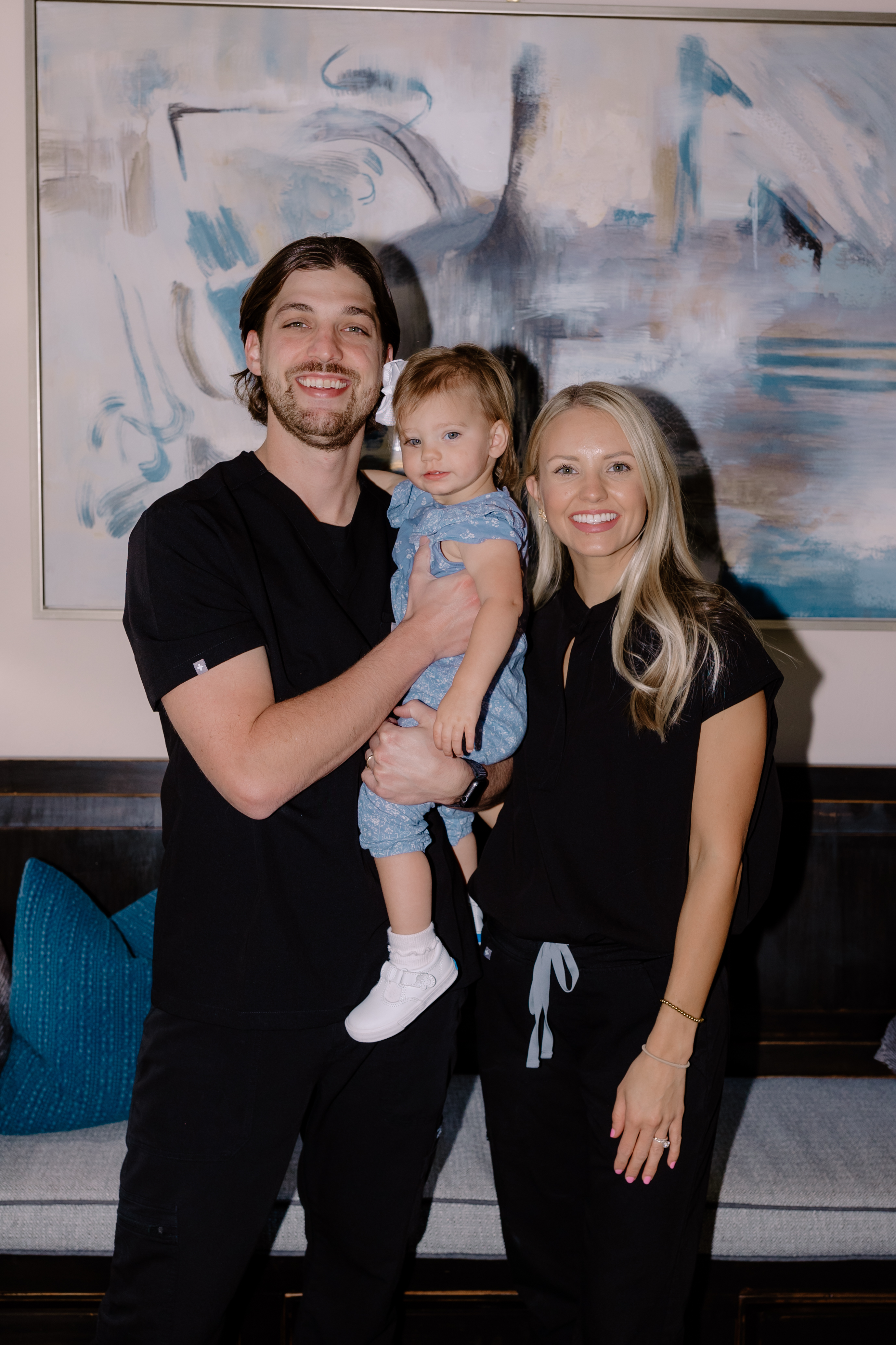 Dr. Graham Busby with his family